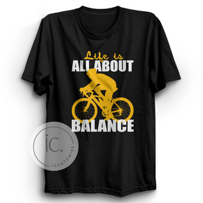 Cycling Tee: All about balance