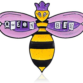 Queen Bee Enamel Pin / Brooch