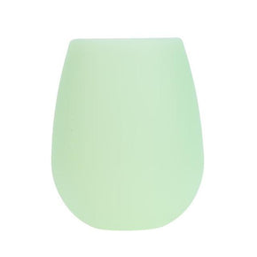 Silicone Wine Glass Set: Green x 3